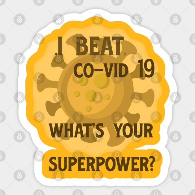 My superpower in browns Sticker by junochaos